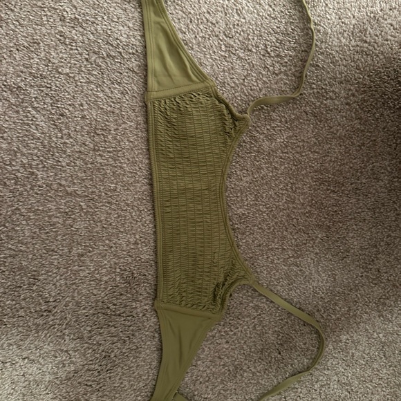Xhilaration Olive Bikini Top - Picture 1 of 2